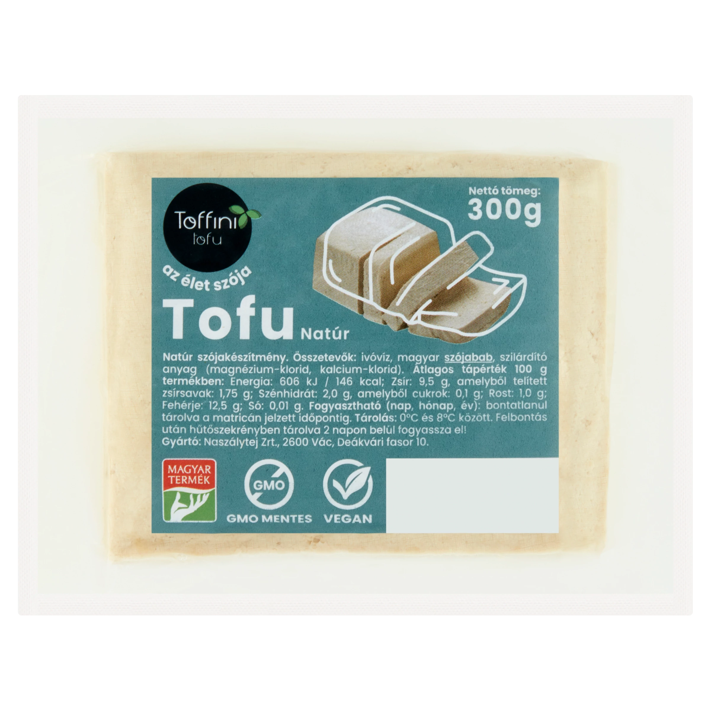 .Toffini Tofu 300g natúr zacskós