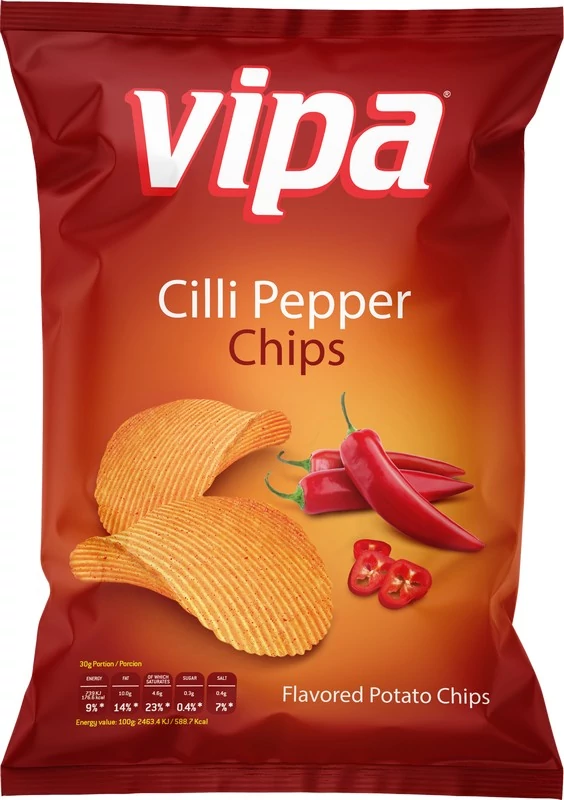 .Vipa chips 75g csíp.paprika ízű