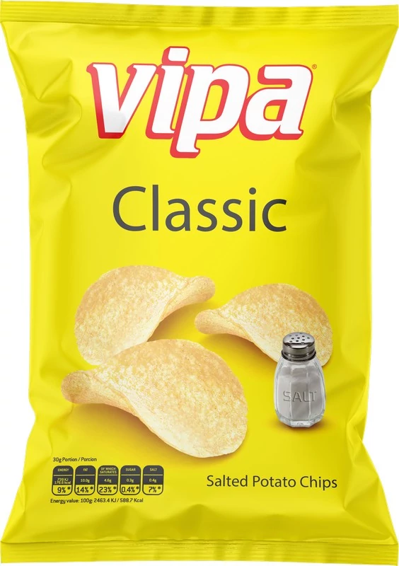 .Vipa chips 75g sós ízű