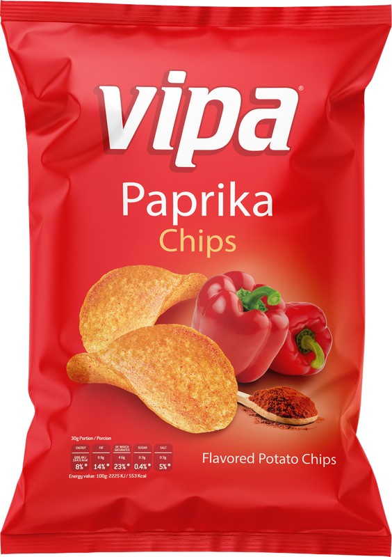 .Vipa chips 75g édes paprika ízű