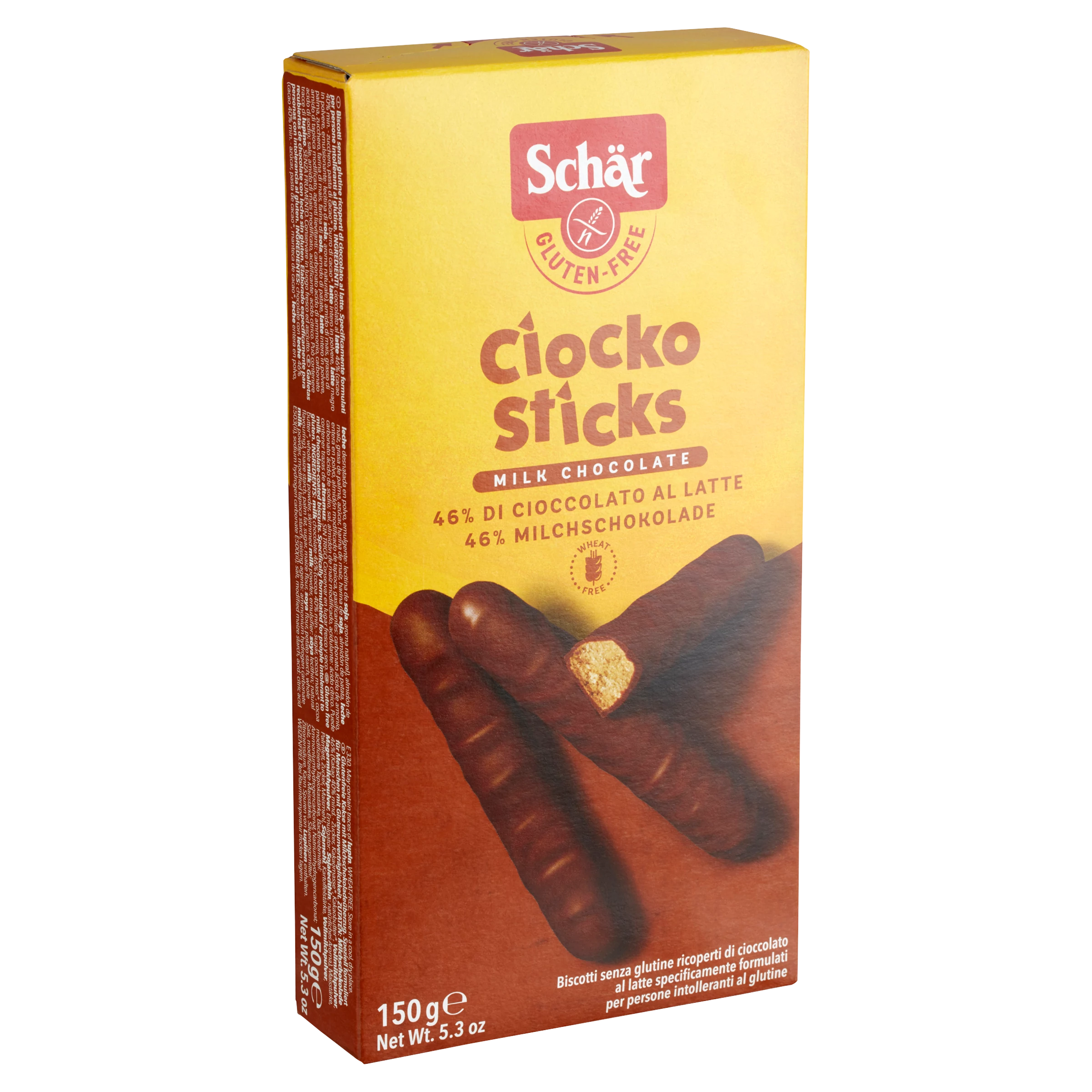 .Schar Ciocko Sticks keksz 150gGlutm