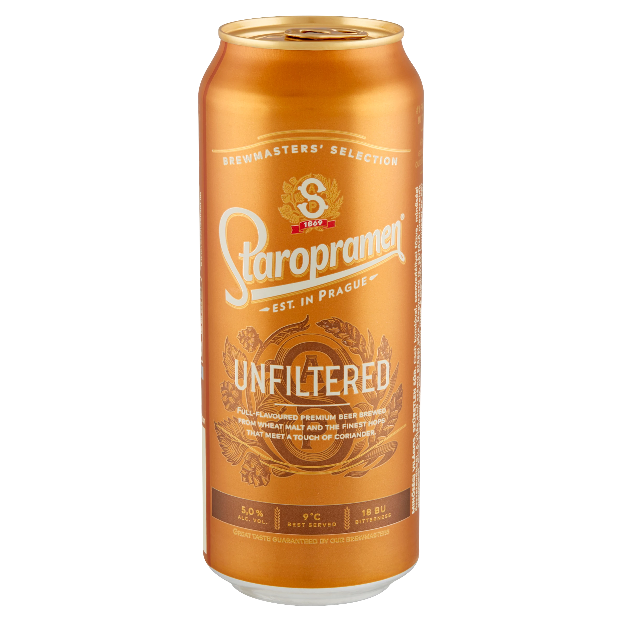 .Staropramen Unfiltered 0,5l 5% dob