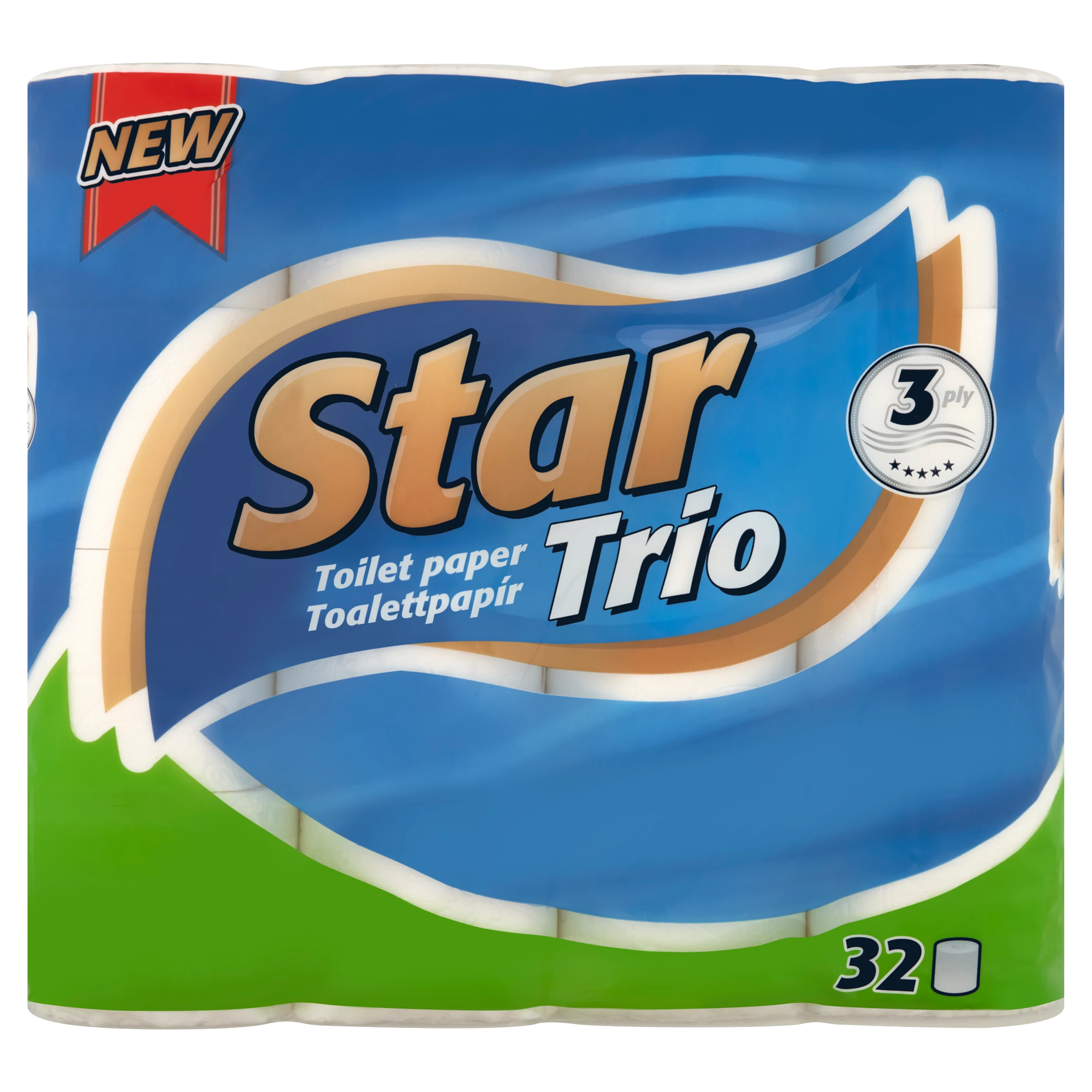 .Star Trio toalettpapír 32tek. 3rtg.