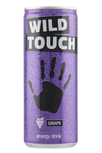 Wild Touch energiaital 250ml Szőlő