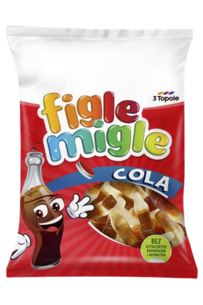 .Figle Migle gumicukor 80g Cola ízű