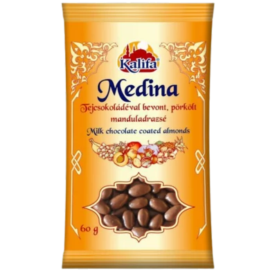 Kalifa Medina tejcsokoládés pörkölt mandula 60g