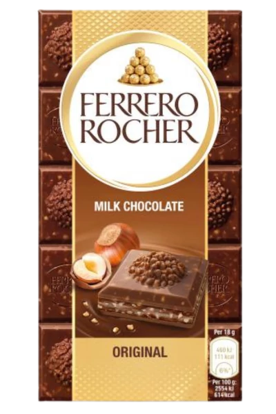 Ferrero Rocher Prémium táblás 90g