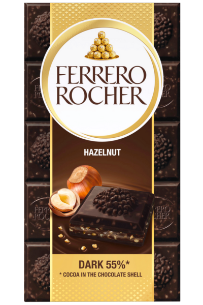 Ferrero Rocher Dark Pr.táblás 90g