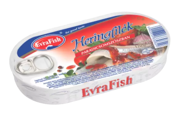 .EvraFish Heringfilé paradicsom.170g