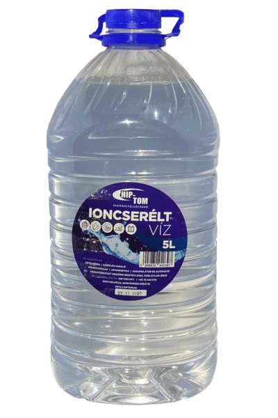 .Ioncserélt víz 5l (Hip-Tom)