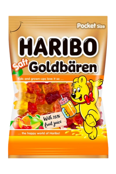 .Haribo 85g Saft Goldbaren