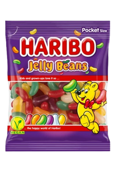 .Haribo 80g Jelly Beans