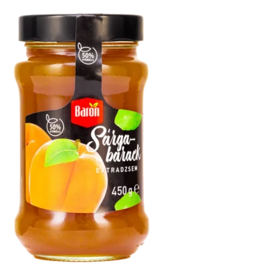 Baron sárgabarack extra dzsem 450g