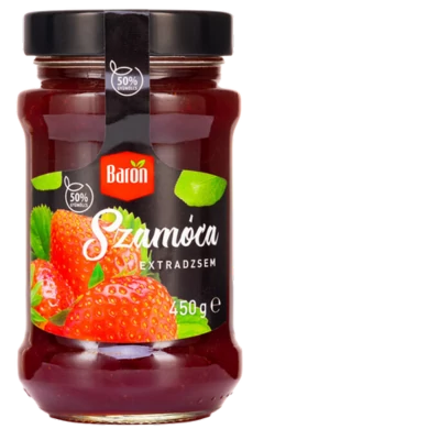 Baron szamóca extra dzsem 450g