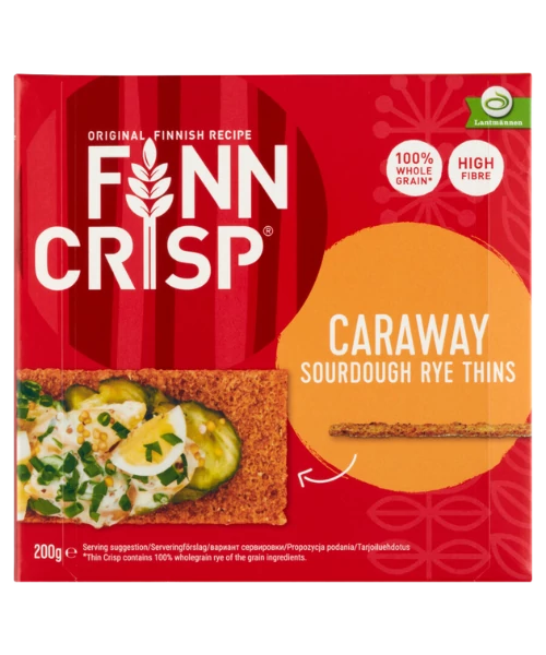 Finn Crisp vékony ropogós kenyér 200g köményes