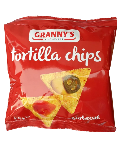 .Grannys BBQ tortilla chips 60g GM