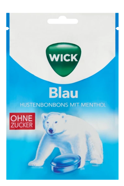 .Wick Blau menthol torokcukor 72g