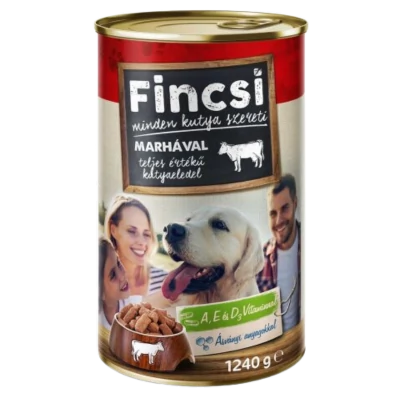 .Fincsi kutyael.1240g nedves marha