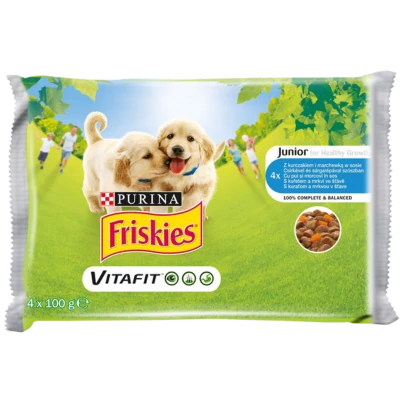 .Friskies Junior nedv.kutyael.4x100g