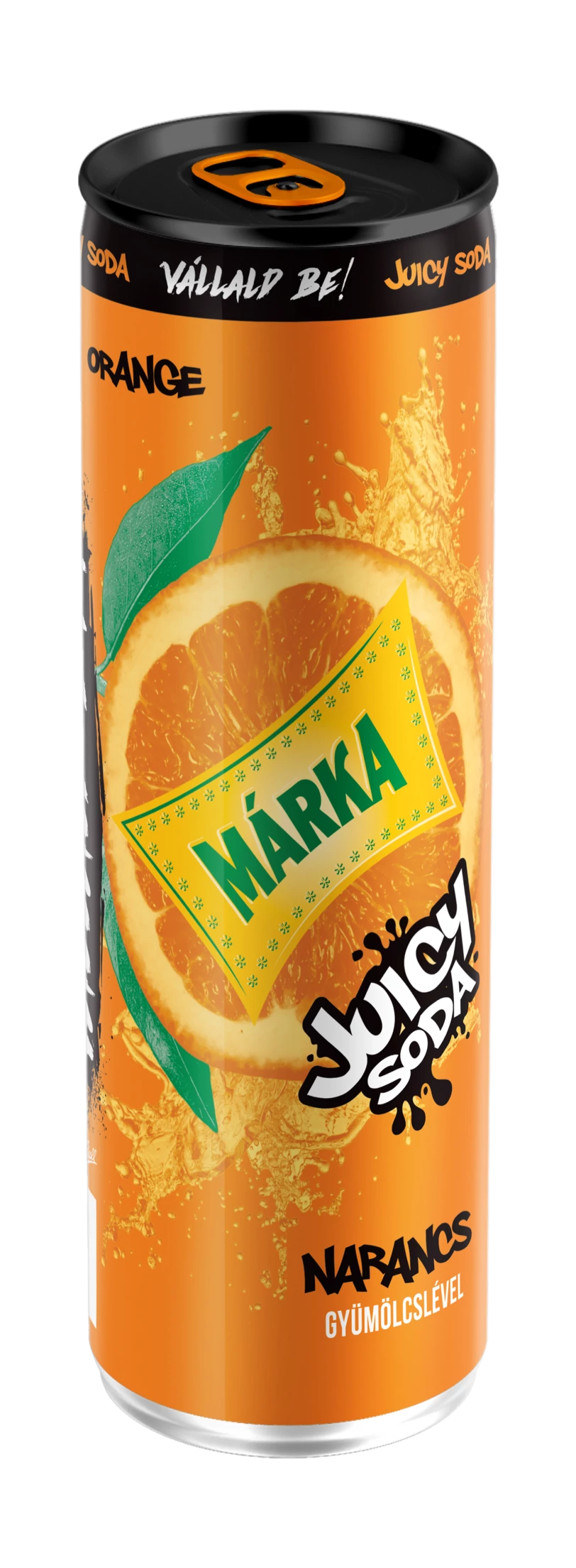 Márka 250ml Juicy Soda Narancs