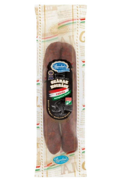 Gyulahús száraz kolbász mangalica hússal csípős 300g