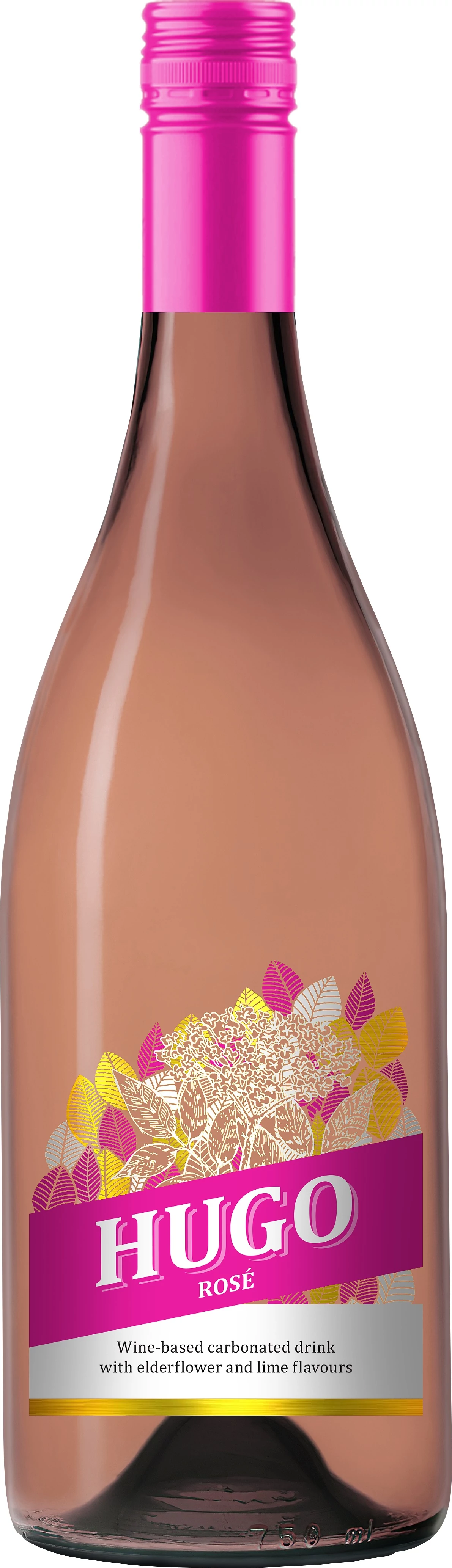 Royal Hugo 0,75l rosébor alapú szénsavas ital bodza-lime (7%)