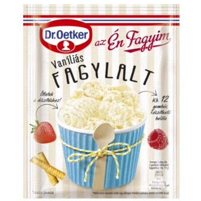 Dr.Oetker Fagylaltpor vaníliás 82g