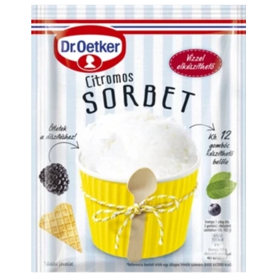 Dr.Oetker Szorbé alappor Citromos 108g