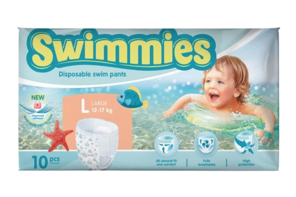 Swimmies úszópelenka Large 10db (12-17kg) 8db/#