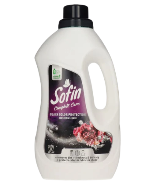Sofin folyékony mosószer BLACK 1,5l (30 mosás) 6db/#