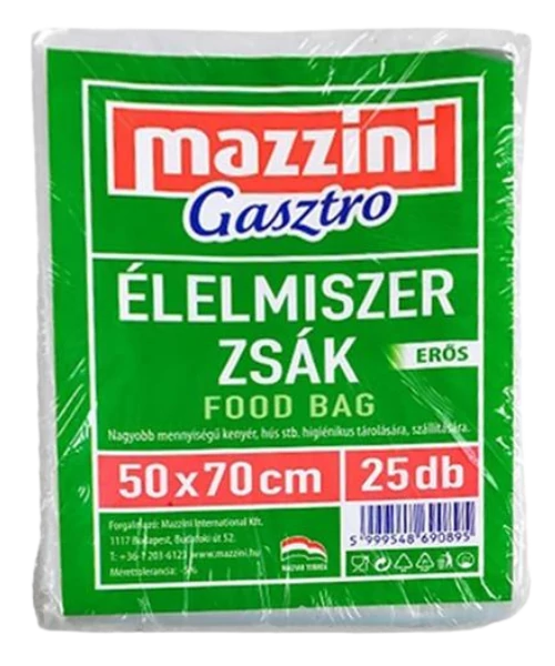 .Mazzini Élelmiszerzsák 50x70cm 25db