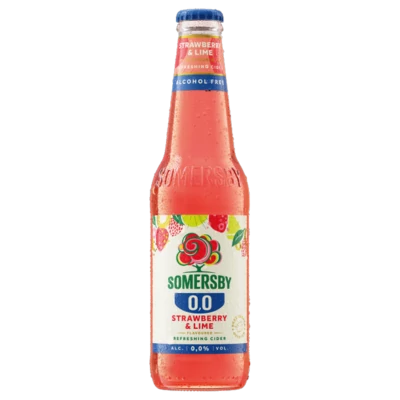 Somersby Strawbery 0% 0,33l üveges sör DRS