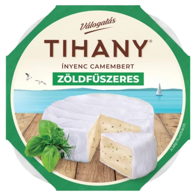 Tihany Inyenc Camembert 120g Zöldfűszeres RO