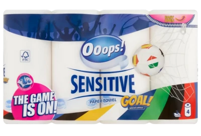 Ooops! Sensitive Goal kéztörlő 4tek. 2rtg.