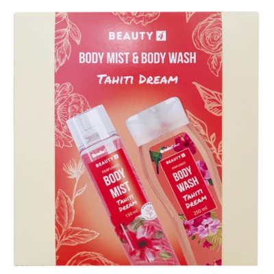 Beauty4 díszdoboz Body Wash 250ml+body mist 150ml Tahiti Dream