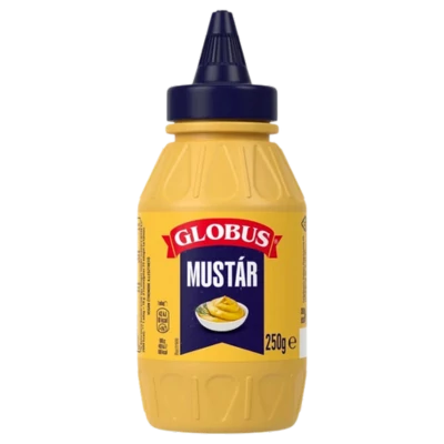 .Globus Mustár 250g flakonos