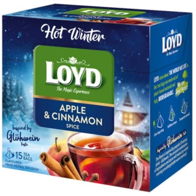 Loyd tea 15X3g Alma-Fahéj-Forralt bor