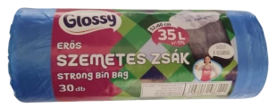 ,Glossy szem.zsák 35l-es erős