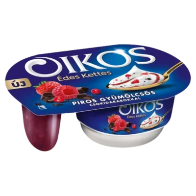 Oikos édeskettes piros gyümölcsös 116g