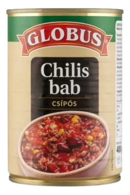 .Globus chilis bab 400g