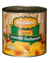 HardWest őszibarack befőtt felezett 2600g