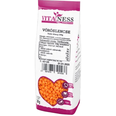 .Paco Vitaness Vöröslencse 200g