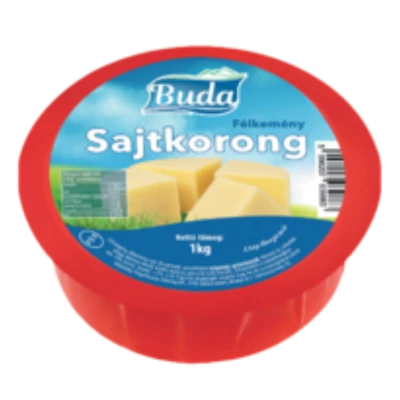 Buda Sajtkorong natúr 1kg 15% 786