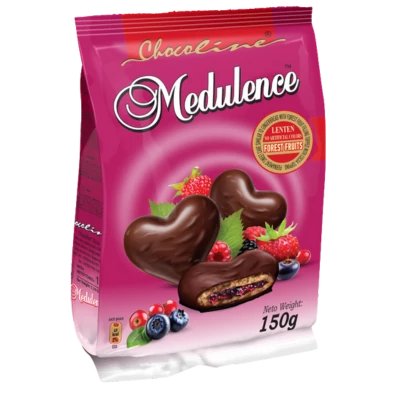 Medulance puszedli 150g erdei gyümölcsös étbevonós