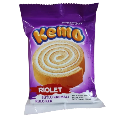 Kemo piskótatekercs 45g kakaó ízű krémmel