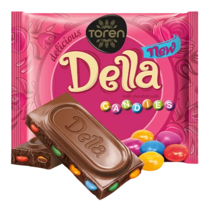 Della mini táblás csoki 52g cukordrazsé
