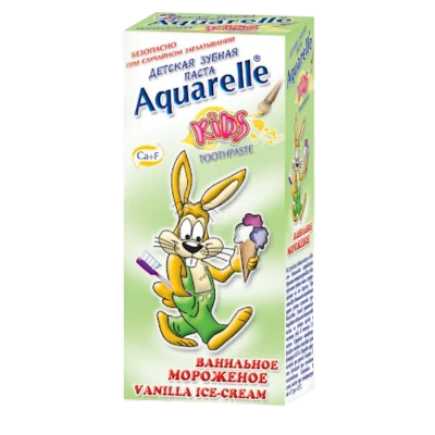 .Aquarella Kids fogkrém 50ml Vanília