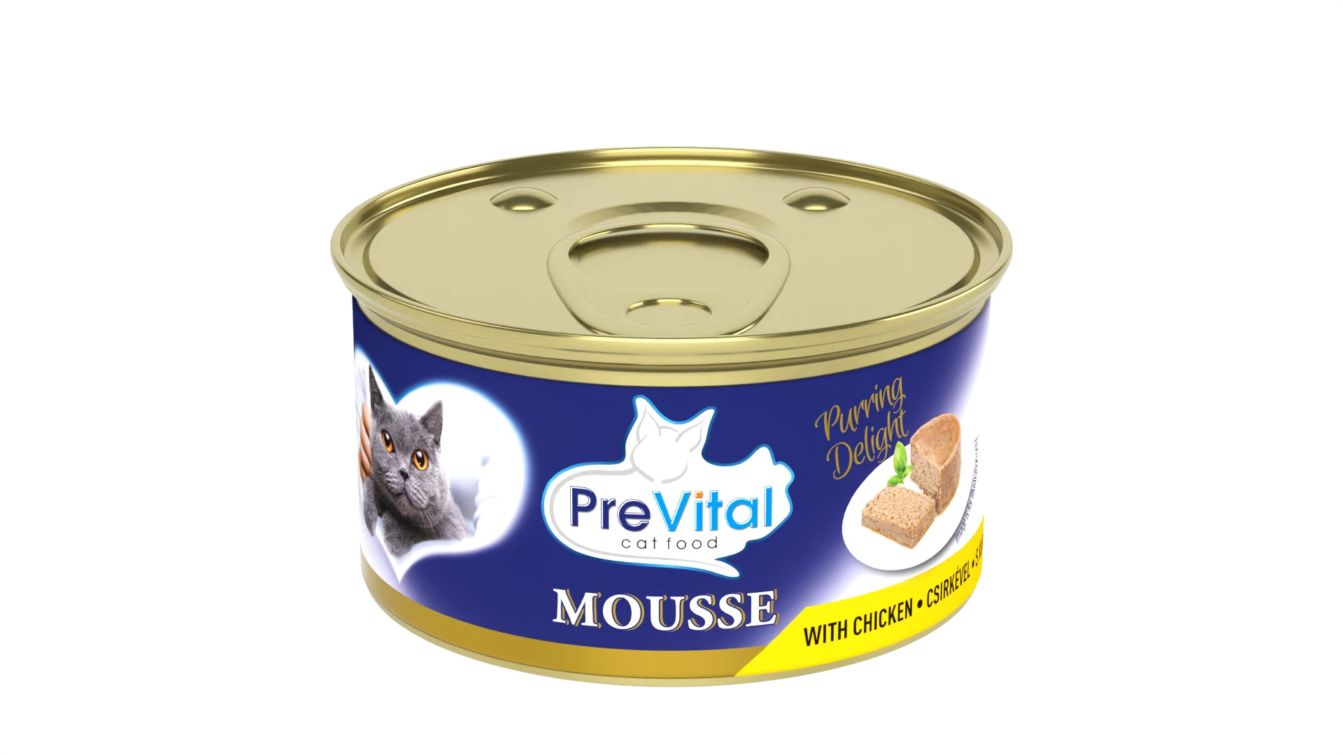 PreVital mousse macska konzerv 85g csirkés felnőtt