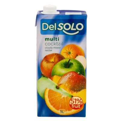 Del Solo1l Multivitamin gyümölcsital 51%-os