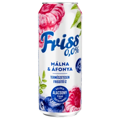 Friss 0,0% Málna-áfonya 0,5l DRS